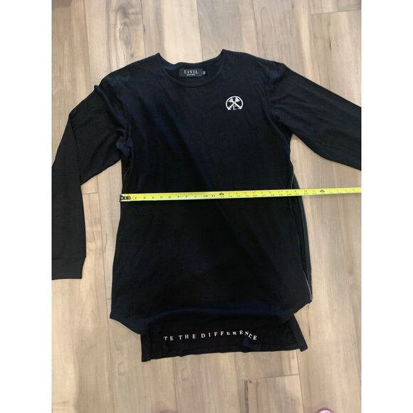 CIVIL REGIME LONG SLEEVE SHIRT, BLACK COLOUR SIZE XL - Picture 7 of 14